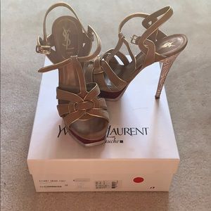 YvesSaintLaurant platform sandals